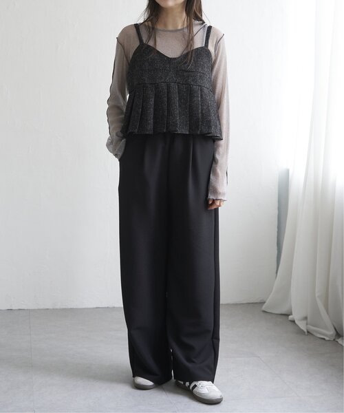 VENCEEXCHANGE（ヴァンスエクスチェンジ）の「イージーパンツ（その他パンツ・レディース・ブラック/ネイビー/ブルー/グレイッシュベージュ・FREE）」の10枚目の写真