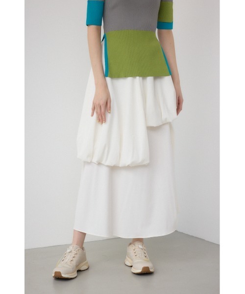 PLUS(プラス)の「【PLUS】コンビネーションレイヤードスカート(スカート・レディース・ホワイト/ブラック・SMALL/MEDIUM)」の17枚目の写真