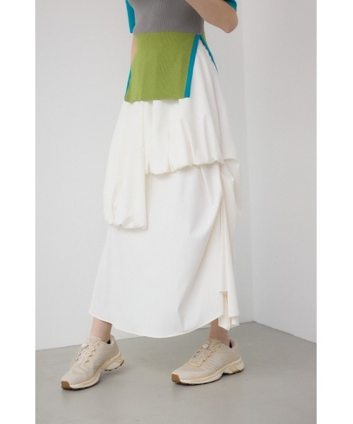 PLUS(プラス)の「【PLUS】コンビネーションレイヤードスカート(スカート・レディース・ホワイト/ブラック・SMALL/MEDIUM)」の18枚目の写真