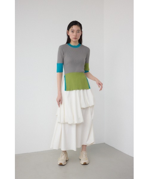 PLUS(プラス)の「【PLUS】コンビネーションレイヤードスカート(スカート・レディース・ホワイト/ブラック・SMALL/MEDIUM)」の19枚目の写真