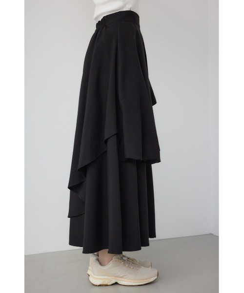 PLUS(プラス)の「【PLUS】コンビネーションレイヤードスカート(スカート・レディース・ホワイト/ブラック・SMALL/MEDIUM)」の8枚目の写真