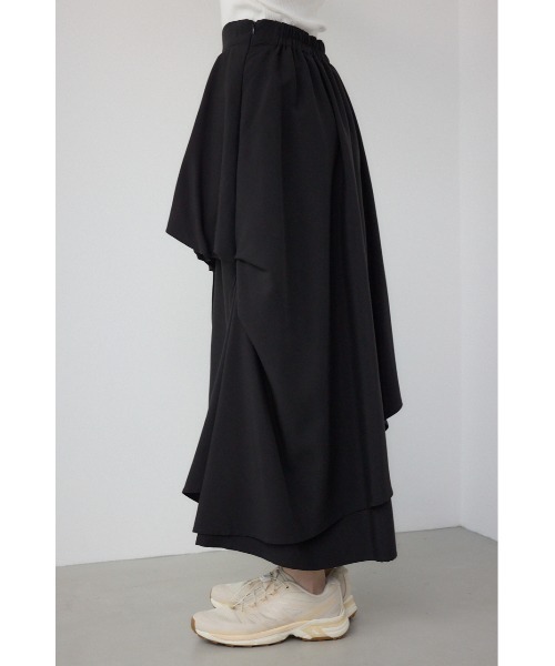 PLUS(プラス)の「【PLUS】コンビネーションレイヤードスカート(スカート・レディース・ホワイト/ブラック・SMALL/MEDIUM)」の9枚目の写真