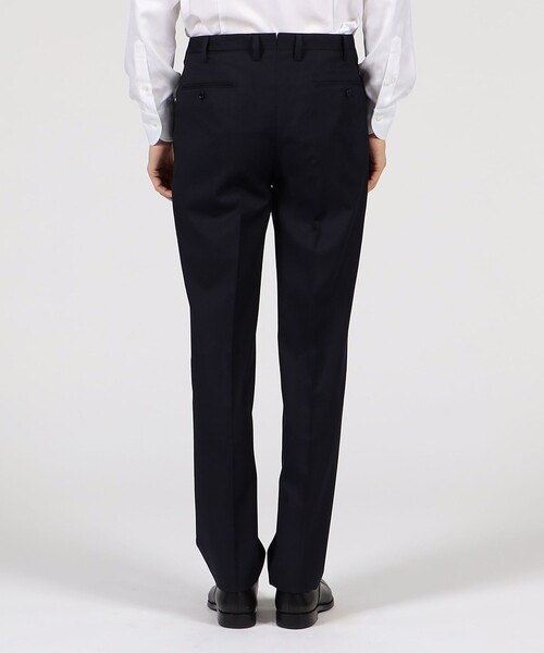 TOMORROWLAND (トゥモローランド)の「ウールツイル 2プリーツスリムスラックス HORIZON TWILL E.Zegna(スラックス・メンズ・ネイビー/ブラック・52/50/48/46/44/42/54)」の6枚目の写真