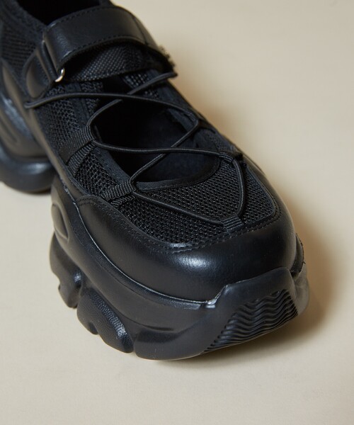 MARY QUANT×PUBLUXクロスコード バレエ スニーカー MARY QUANT × PUBLUX/マリークワント クロスコード バレエ