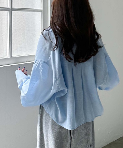 archives（アルシーヴ）の「ドロストビスチェ×シャツＳＥＴ（アンサンブル・レディース・イエロー/ブラック/オフホワイト/ブルー/クリーム・MEDIUM）」の8枚目の写真