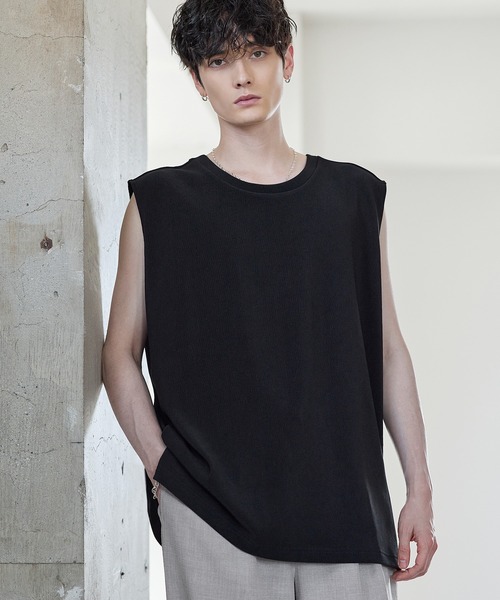 Julius レイヤードドレープタンクトップ Julius レイヤードドレープタンクトップ Julius レイヤード