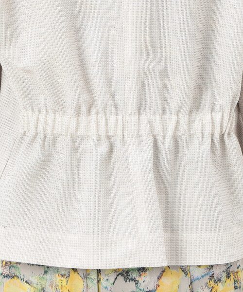 K.T KIYOKO TAKASE（キヨコタカセ）の「Ｗフェイスジャージー ノーカラージャケット（ノーカラージャケット・レディース・サックスブルー・9号）」の16枚目の写真