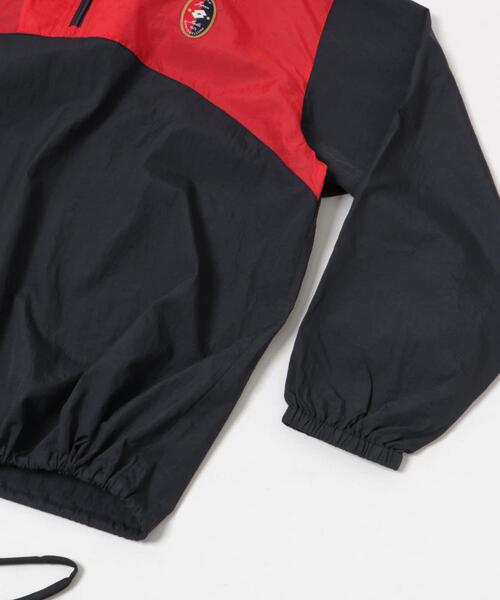 LOTTO(ロット)の「LOTTO COLORBLOCK H/ZIP BLOUSON(ブルゾン・メンズ・レッド/ネイビー・MEDIUM/LARGE/X-LARGE)」の10枚目の写真