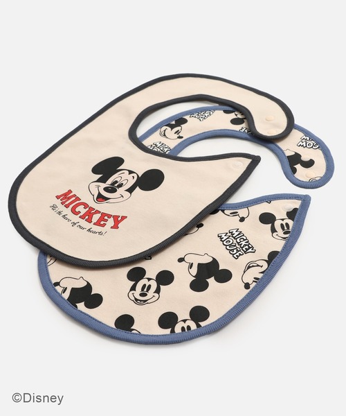 ディズニー〉ミッキーマウス/スタイ2Pセット（スタイ/よだれかけ