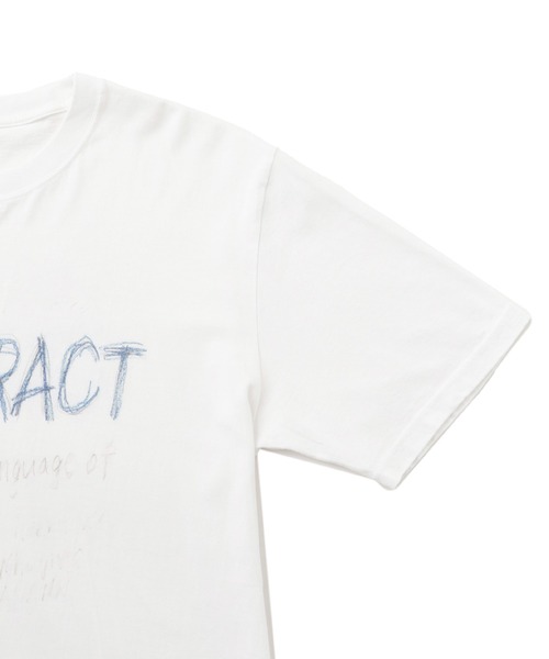 TANGTANG（タンタン）の「【TANGTANG for ADAM ET ROPE'】別注 HANDWRITING ABSTRACT（Tシャツ/カットソー・レディース・ホワイト・M）」の14枚目の写真