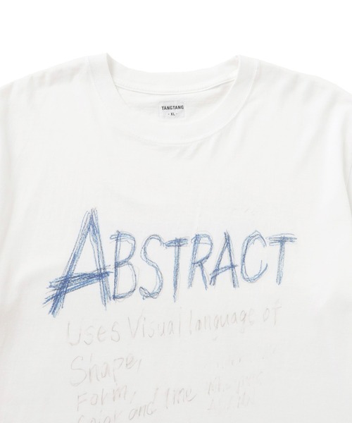 TANGTANG（タンタン）の「【TANGTANG for ADAM ET ROPE'】別注 HANDWRITING ABSTRACT（Tシャツ/カットソー・レディース・ホワイト・M）」の15枚目の写真