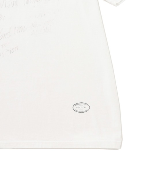 TANGTANG（タンタン）の「【TANGTANG for ADAM ET ROPE'】別注 HANDWRITING ABSTRACT（Tシャツ/カットソー・レディース・ホワイト・M）」の16枚目の写真