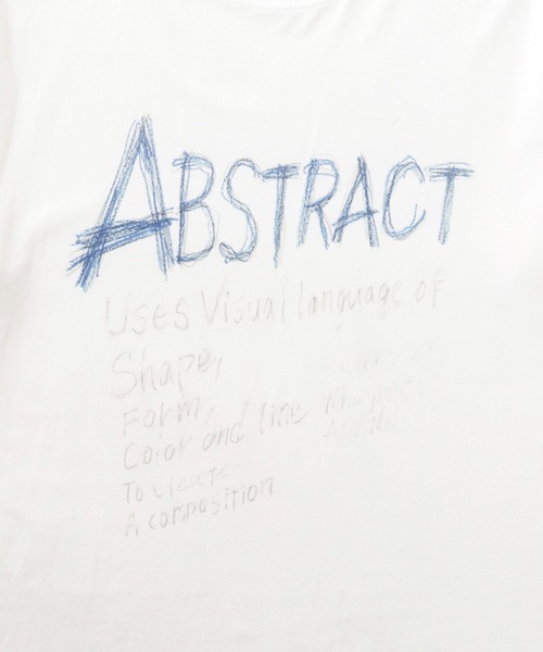 TANGTANG（タンタン）の「【TANGTANG for ADAM ET ROPE'】別注 HANDWRITING ABSTRACT（Tシャツ/カットソー・レディース・ホワイト・M）」の17枚目の写真