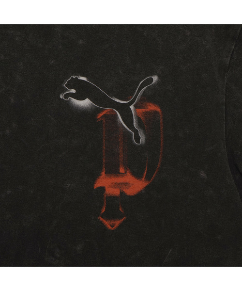 PUMA（プーマ）の「PUMA プーマ ユニセックス グラフィックス パンク 半袖 Tシャツ（Tシャツ/カットソー・メンズ・ブルー系その他/ブラック・LARGE/MEDIUM/SMALL/X-LARGE/XX-LARGE）」の5枚目の写真