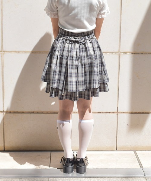 axes femme（アクシーズファム）の「ハイウエストフレアミニスカート（その他パンツ・レディース・ブラック/ブルー/ネイビー/ベージュ・FREE）」の7枚目の写真