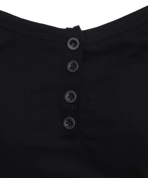 dispark（ディスパーク）の「DISPARK/リブボタンキャミソール（キャミソール・レディース・ブラウン/ブラック・FREE）」の20枚目の写真