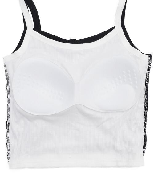 dispark（ディスパーク）の「DISPARK/リブボタンキャミソール（キャミソール・レディース・ブラウン/ブラック・FREE）」の22枚目の写真