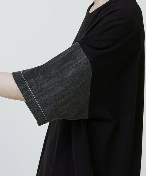 FRAPBOIS（フラボア）の「Lee×FRAPBOIS カットワンピース（ワンピース・レディース・ブルー/ブラック・FREE）」の19枚目の写真