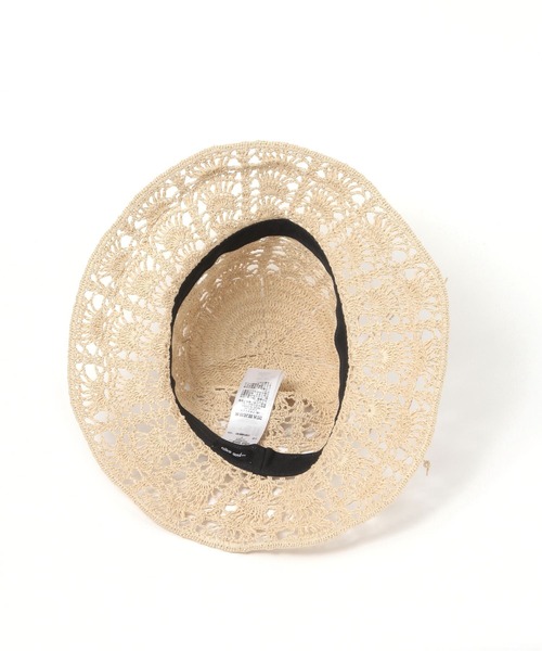 niko and...（ニコアンド）の「オリジナルペーパー透かし編みハット（ハット・レディース・ナチュラル/オフホワイト・FREE）」の16枚目の写真