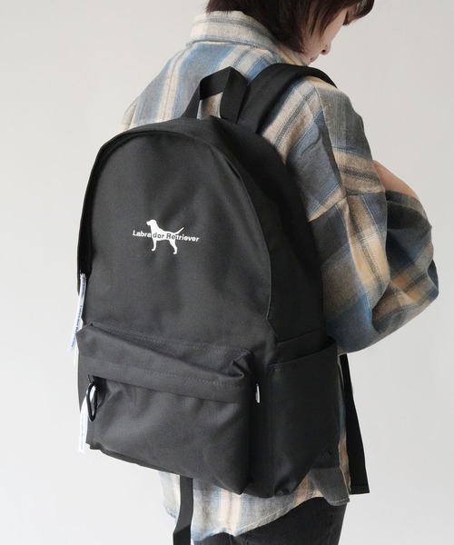 RiNc (リンク)の「【 Labrador Retriever / ラブラドールレトリバー 】 ラブラ シンプル バックパック(バックパック/リュック・レディース・ブラック/ベージュ/ネイビー・FREE)」の2枚目の写真