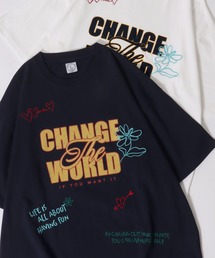 フロッキープリント」に該当するメンズのTシャツ/カットソー
