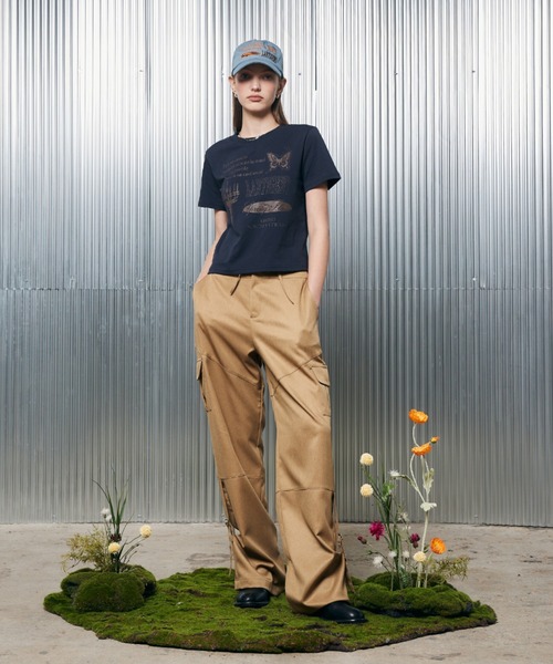 LARTIGENT(ラーティゼン)の「L2 LARTIGENT T-SHIRT(Tシャツ/カットソー・レディース・ネイビー・FREE)」の3枚目の写真