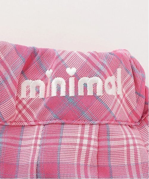 minimal（ミニマル）の「チェックプリーツキュロット（スカート・キッズ・オレンジ/ピンク/ターコイズブルー/ブラック・130cm/140cm/90cm/100cm/120cm/110cm）」の9枚目の写真