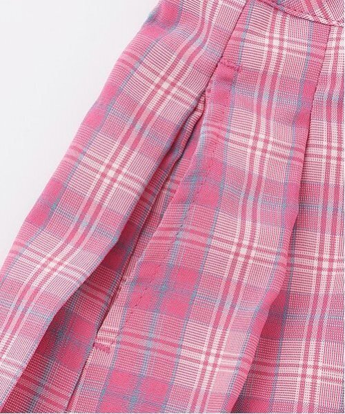 minimal（ミニマル）の「チェックプリーツキュロット（スカート・キッズ・オレンジ/ピンク/ターコイズブルー/ブラック・130cm/140cm/90cm/100cm/120cm/110cm）」の10枚目の写真
