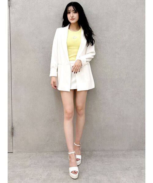 GYDA(ジェイダ)の「GLITTER GD Tシャツ(Tシャツ/カットソー・レディース・ライトイエロー/ピンク/オフホワイト/ブラック・FREE)」の9枚目の写真