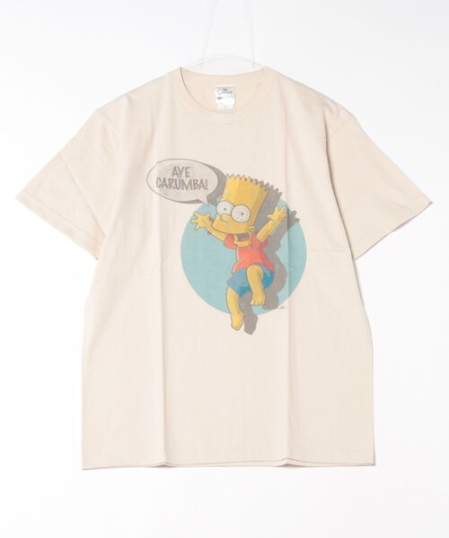 The Simpsons（ザ・シンプソンズ）の「【 The Simpsons 】 シンプソンズ キャラクターＴシャツ 25S5（Tシャツ/カットソー・レディース・ライトベージュ/ライトイエロー/グレー/ホワイト/ライトパープル/ホワイト系その他・LARGE/X-LARGE/MEDIUM）」の4枚目の写真