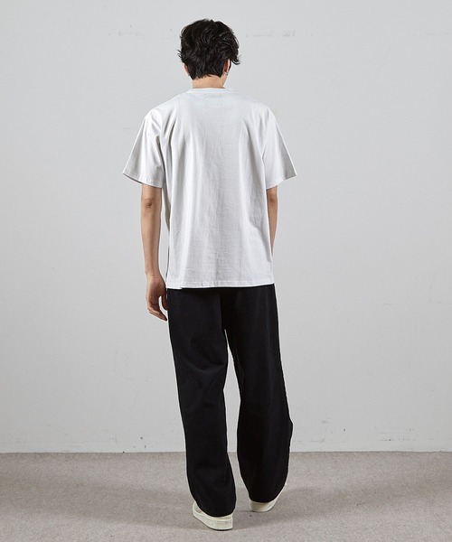 RATTLE TRAP(ラトルトラップ)の「ユニバーサルオーバーオール別注ビンテージ加工プリントTシャツ(Tシャツ/カットソー・メンズ・ホワイト/ブラック・LL/L/M/S)」の13枚目の写真