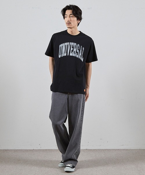 RATTLE TRAP(ラトルトラップ)の「ユニバーサルオーバーオール別注ビンテージ加工プリントTシャツ(Tシャツ/カットソー・メンズ・ホワイト/ブラック・LL/L/M/S)」の21枚目の写真