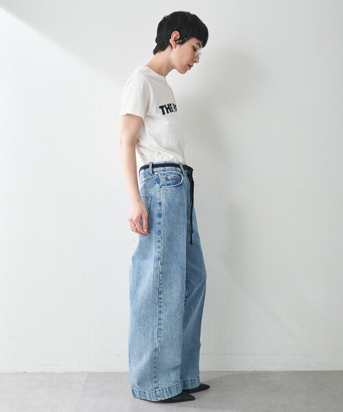センタープレスデニムパンツ（デニムパンツ）｜Whim Gazette