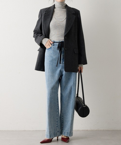 Whim Gazette（ウィムガゼット）の「センタープレスデニムパンツ（デニムパンツ・レディース・インディゴブルー・36/38）」の19枚目の写真