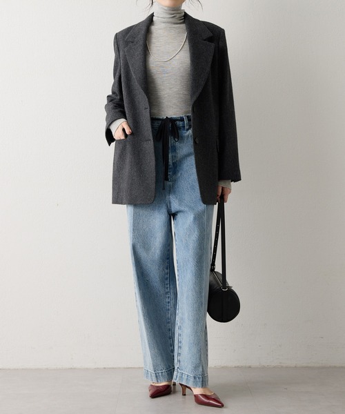 Whim Gazette（ウィムガゼット）の「センタープレスデニムパンツ（デニムパンツ・レディース・インディゴブルー・36/38）」の20枚目の写真