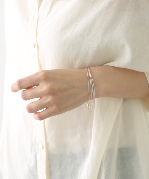 Native SilverStreams（ネイティブシルバーストリームズ）の「Native SilverStreams liquid silver bracelet 18cm（ブレスレット・レディース・シルバー・FREE）」の8枚目の写真