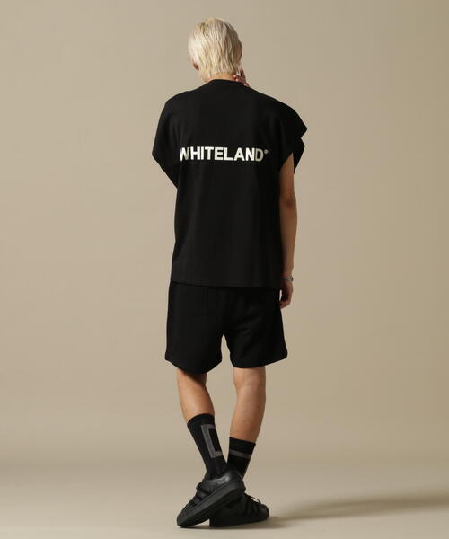 WHITELAND（ホワイトランド）の「【WEB&DEPOT限定】/WHITELAND/ホワイトランド/OWL/LOGO NS/ロゴ ノースリーブ（Tシャツ/カットソー・メンズ・ブラック/ホワイト・M/L）」の14枚目の写真