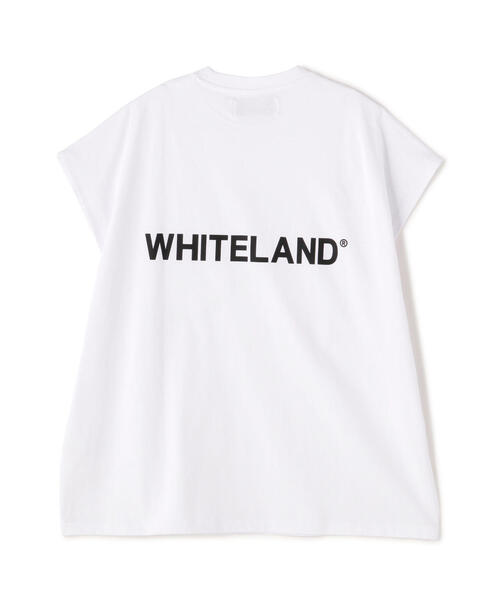 WHITELAND（ホワイトランド）の「【WEB&DEPOT限定】/WHITELAND/ホワイトランド/OWL/LOGO NS/ロゴ ノースリーブ（Tシャツ/カットソー・メンズ・ブラック/ホワイト・M/L）」の3枚目の写真