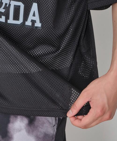 WEGO（ウィゴー）の「WEGO/メッシュナンバリンググラフィックT（Tシャツ/カットソー・メンズ・その他1/ブラック・MEDIUM/LARGE）」の18枚目の写真