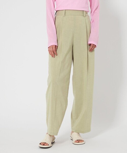 CITEN(シテン)の「<CITEN>サラサラックス2タックパンツ(スラックス・レディース・ダークグレー/ベージュ/ブラック・L/S/M)」の6枚目の写真