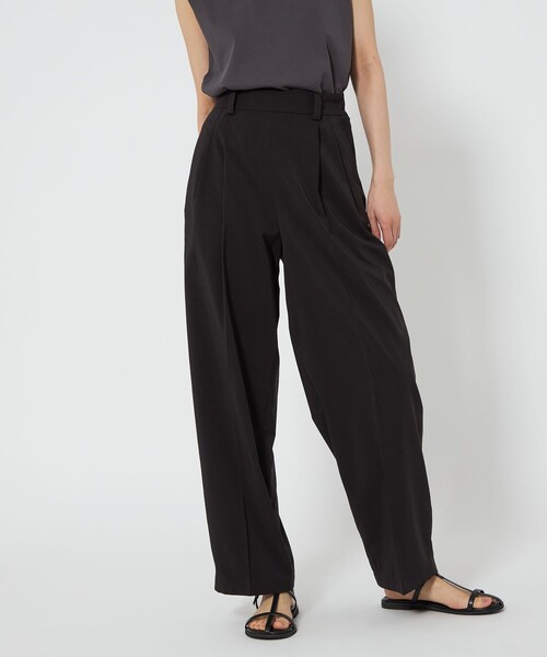 CITEN(シテン)の「<CITEN>サラサラックス2タックパンツ(スラックス・レディース・ダークグレー/ベージュ/ブラック・L/S/M)」の10枚目の写真