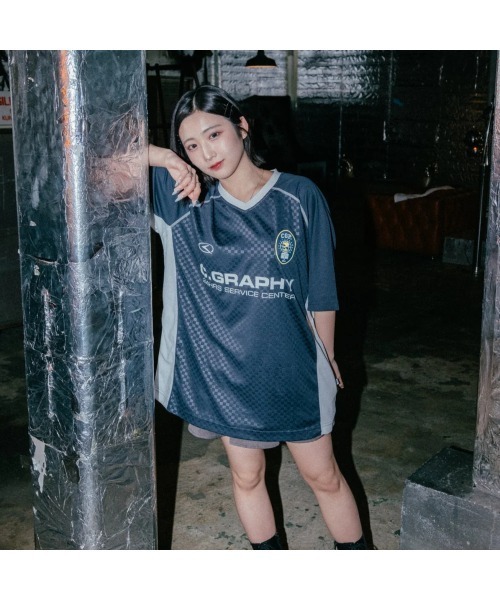 codegraphy(コードグラフィー)の「24H Sports Short Sleeve Jersey T-Shirt CBEUUTS010(Tシャツ/カットソー・メンズ・PINK/White/Navy/スカイブルー・LARGE/MEDIUM/SMALL)」の8枚目の写真