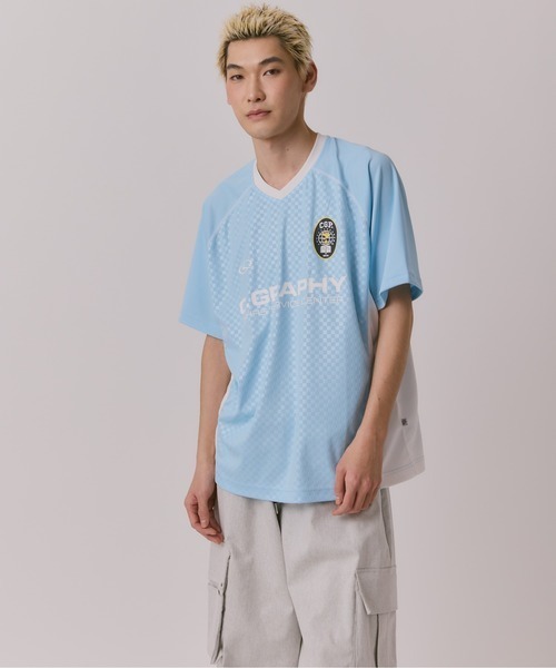 codegraphy(コードグラフィー)の「24H Sports Short Sleeve Jersey T-Shirt CBEUUTS010(Tシャツ/カットソー・メンズ・PINK/White/Navy/スカイブルー・LARGE/MEDIUM/SMALL)」の21枚目の写真