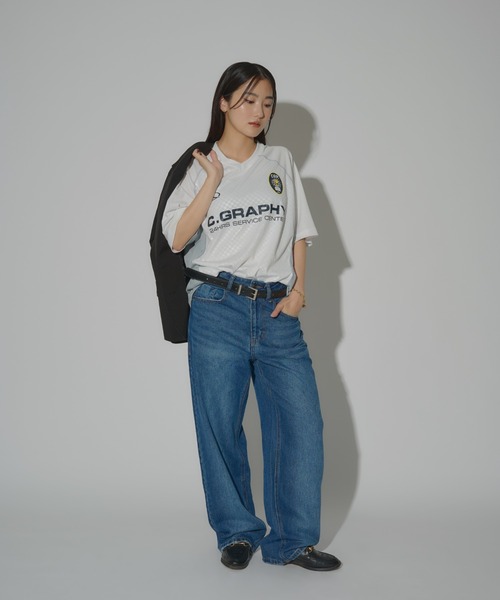 codegraphy(コードグラフィー)の「24H Sports Short Sleeve Jersey T-Shirt CBEUUTS010(Tシャツ/カットソー・メンズ・PINK/White/Navy/スカイブルー・LARGE/MEDIUM/SMALL)」の17枚目の写真