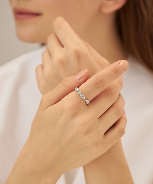 4℃（ヨンドシー）の「【Summer Collection】 シルバー リング（リング・レディース・シルバー・#12/#14）」の6枚目の写真