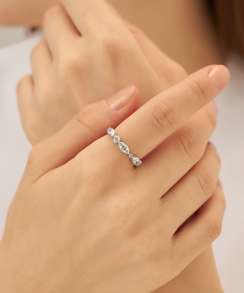 4℃（ヨンドシー）の「【Summer Collection】 シルバー リング（リング・レディース・シルバー・#12/#14）」の7枚目の写真