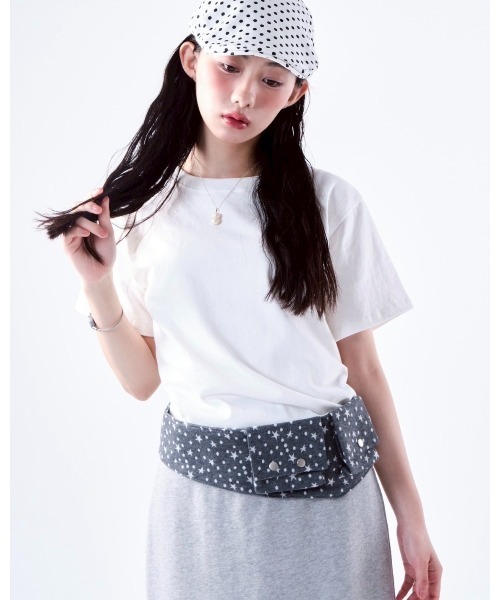 美品】moon tree planet belt pouch ベルトポーチ黒 バッグ