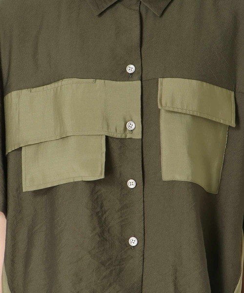 Cepica(セピカ)の「【MARECHAL TERRE / マルシャルテル】オープンカラーシャツ(シャツ/ブラウス・レディース・カーキ・FREE)」の20枚目の写真