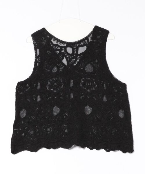 2025夏　新品　グレディブリリアン　刺繍レース2wayベスト セール】刺繍レース2WAYベスト（ベスト）｜Gready Brilliant