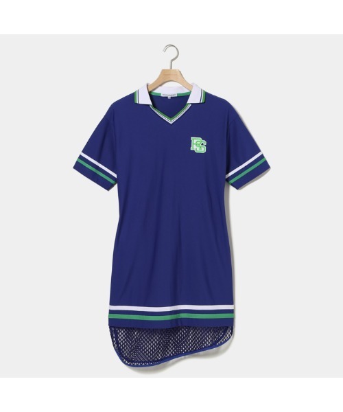 ROSASEN(ロサーセン)の「【Rosasen/GOLF】A-Line メッシュスポーティワンピ(ワンピース・レディース・ブルー・40)」の1枚目の写真